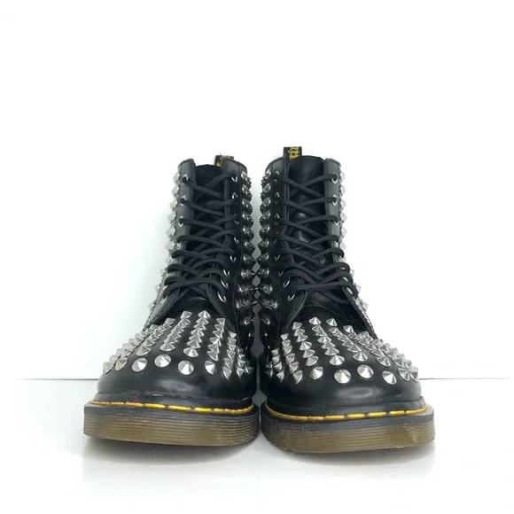 Dr Martens Spike Mettalic Studs 1460 Ankle Boots Men’s 13 Shoes - Picture 9 of 12